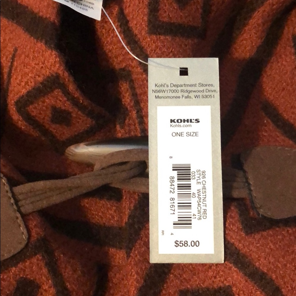 Rust poncho - Picture 5 of 7